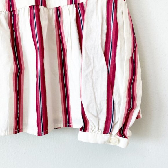 Janie & Jack Striped Peplum Top - Picture 3 of 5